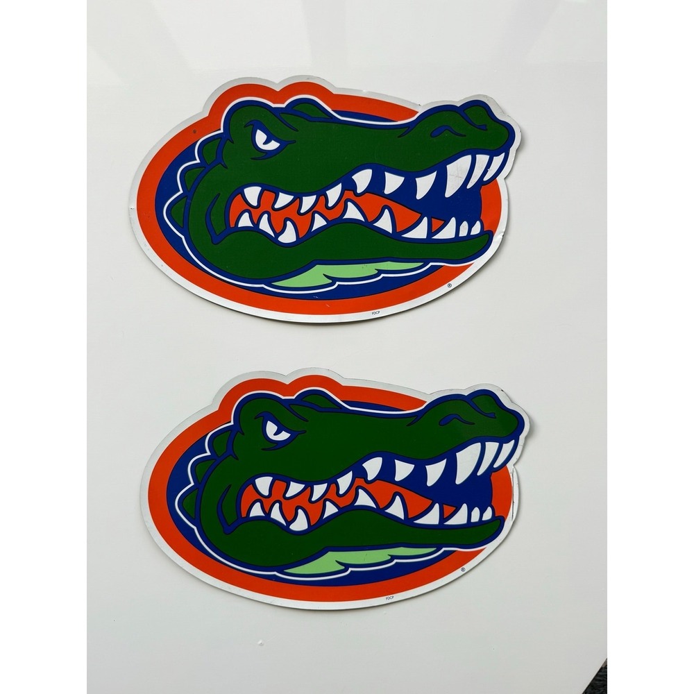 Set of 2 Florida Gators Logo 11-Inch Outdoor Magnets